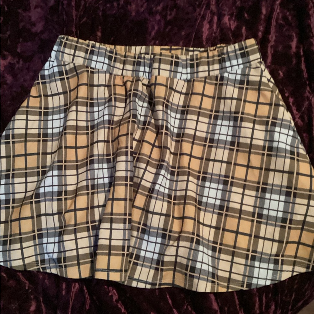 Plaid XLarge skirt